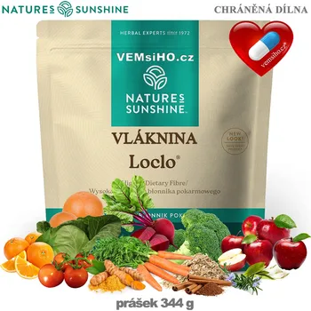 ❤️ NSP Loclo | VLÁKNINA | AKCE: SLEVA - 12 % až - 20 % ❤️ prášek 344 g ❤️ Nature's Sunshine® USA ❤️ VEMsiHO.cz - CHRÁNĚNÁ DÍLNA ❤️ Natures Sunshine ❤️