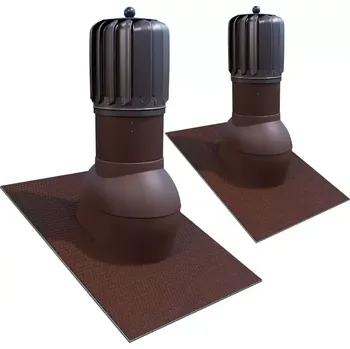 ROTOX UNI - Střešní větrací komínek pr. 150 mm, hnědá