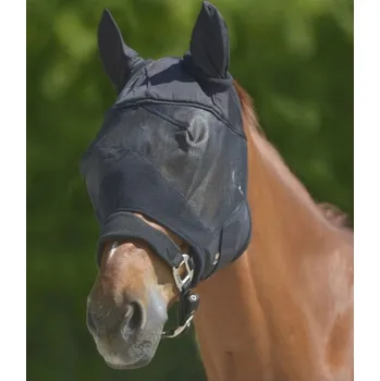 Koňská maska proti hmyzu WALDHAUSEN Maska proti hmyzu Premium UV ochrana X-Full černá