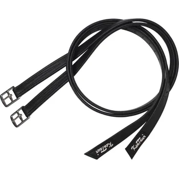 Jezdecké sedlo Třmenové řemeny KenTaur s nylonem černé