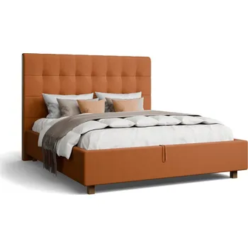 Postel Čalouněná postel Cristal Frame Standard, Prato E4E4 Beige, 160x200 cm