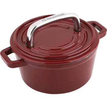 Hrnec CS SOLINGEN Alpen s poklicí litinový 14 cm červený