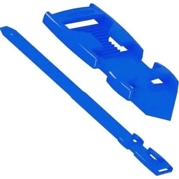 KERBL Páska na nohy Flexi, plastová, modrá