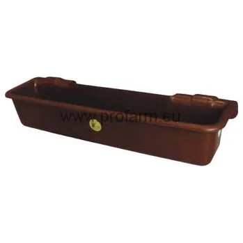 Žlab krmný závěsný /50 l / hnědý