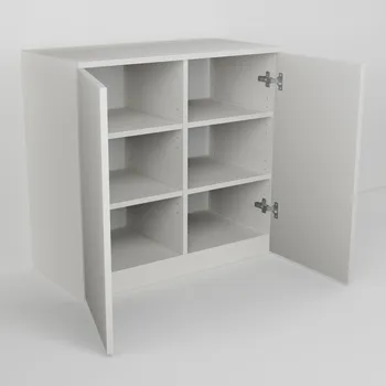 Komoda Komoda nízká se dvěma dvířky, policemi s mezistěnou (v. 76,5cm)