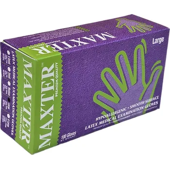 Pracovní rukavice Rukavice vyšetř. latexové pudr. (100ks) vel. S