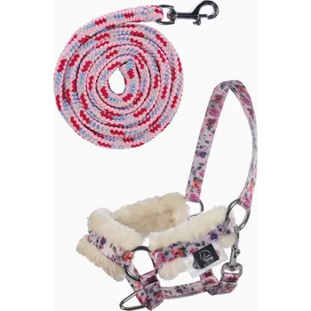 Hobby horsing HKM Ohlávka Hobby Horsing květiny s vodítkem