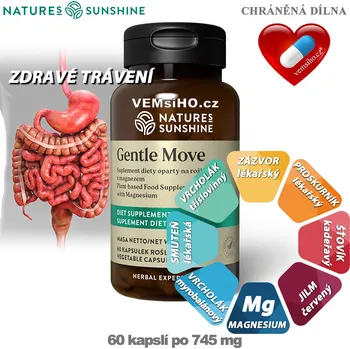 Vůně do bytu ❤️ Nature’s Sunshine Gentle Move | ZDRAVÉ TRÁVENÍ | AKCE: - 12 % až - 20 % SLEVA ❤️ 60 kapslí po 745 mg ❤️ Nature’s Sunshine® USA - KVALITNÍ 100% Přírodní doplňky stravy, kosmetika, esenciální oleje, příslušenství Natures Sunshine ❤️ VEMsiHO.cz - CHRÁNĚ