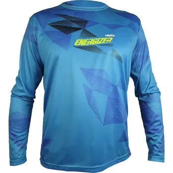 cyklistický dres Dres HAVEN Energizer Crazy long blue, velikost S (Barva modrá)