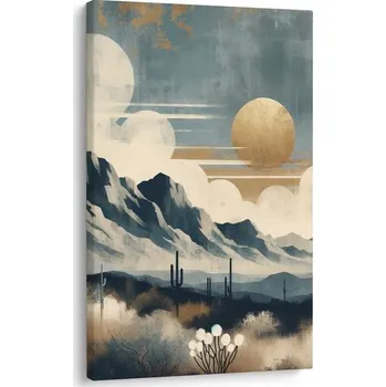 Obraz Dovido Obraz poušť pod zlatým sluncem