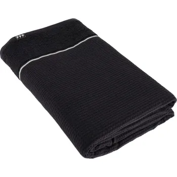 Tendance JAPANDI osuška, vaflová bavlna, 90 x 150 cm, Černá