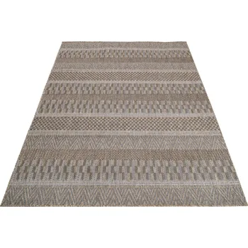 Koberec Makro Abra Kusový koberec Sisal MELISSA KF85A hnědý béžový Rozměr: 120x170 cm