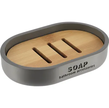 Mýdlenka Tendance Mýdelnička SAVA, 12,3 x 8,3 x 2,3 cm., Šedý