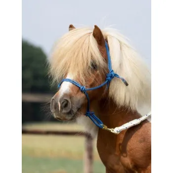 BUSSE Ohlávka provazová BUSSE Smooth II modrá shetty