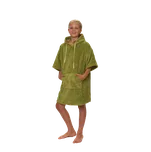 Juniorské plážové pončo, 11-14 let, Olive Green