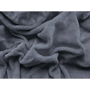 Prostěradlo XPOSE® Dětské mikroplyšové prostěradlo Exclusive - tmavě šedé 60x120 cm, Mikroplyš + Prodloužená možnost vrácení zboží do 50 dnů