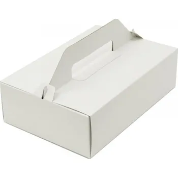 Krabice na pečivo Dortová krabice 18,5x15x9,5 s uchem