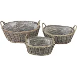 Obal s plastem, sada 3 kusů P1366 - 23x18x10cm,28x21x12cm