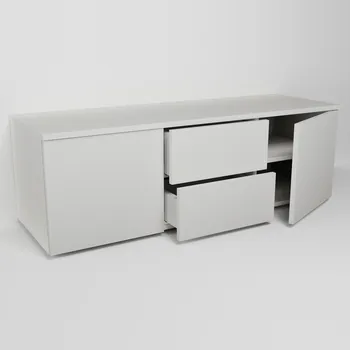 Komoda Skříňka se dvěma dvířky s policemi a zásuvkami (v. 40cm)