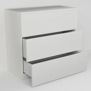 Komoda Komoda nízká se třemi zásuvkami (v. 76,5cm)