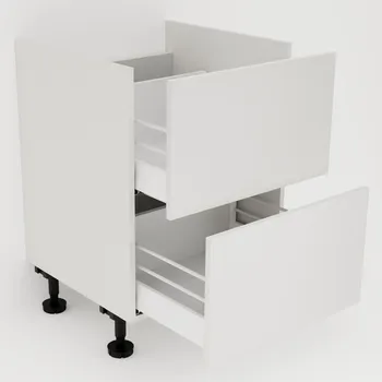 Kuchyňská skříňka Skříňka pro varnou desku se 2 zásuvkami