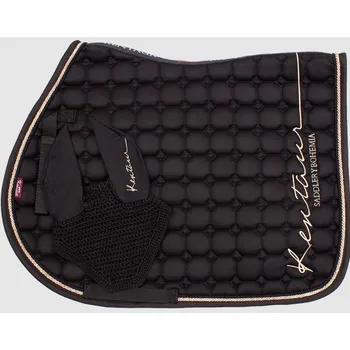 Sport KENTAUR Dečka podsedlová skoková s výšivkou ROSE GOLD Kentaur + čabraka černá