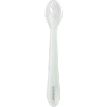 Příbor Silikonová lžička KIKKABOO s pouzdrem