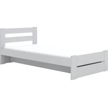 Dětská postel Dětská postel Emil 180x90 cm s matrací bílá