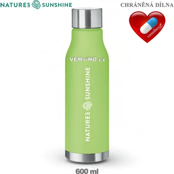 Láhev ❤️ NSP Láhev s logem | zelená | 600 ml | AKCE: SLEVA Láhev s logem | zelená | 600 ml ❤️ 600 ml ❤️ Nature's Sunshine® USA ❤️ VEMsiHO.cz - CHRÁNĚNÁ DÍLNA ❤️ Natures Sunshine ❤️