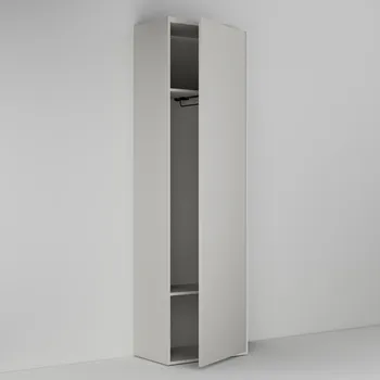 Šatní skříň Skříň ke kóji s dvířkem, výsuvným věšákem (hl. 42cm)