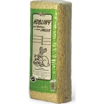 Podestýlka pro hlodavce KERBL Podestýlka - hobliny 15l, vůně jablko