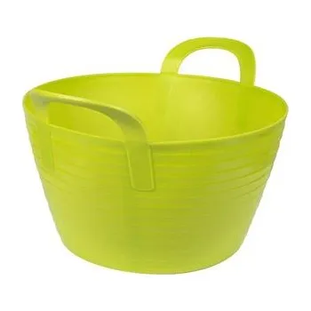 krmítko pro hospodářská zvířata Vědro-plastový koš pružný , Barva fialová světlá