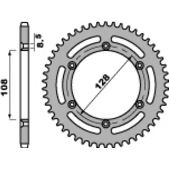 Nářadí na motocykly Hliníkové ultralehké zadní kolo PBR 4488 - 525 4488.57.F