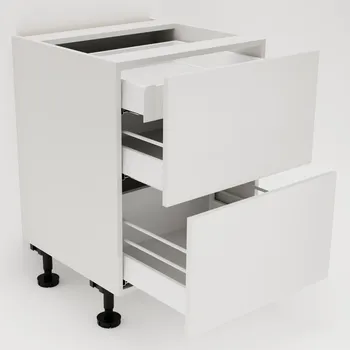 Kuchyňská skříňka Skříňka se 2 zásuvkami a vnitřní zásuvkou