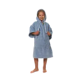 Dětské plážové pončo, 6-10 let, Fog Blue