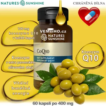 Vůně do bytu ❤️ Nature’s Sunshine CoQ10 | Koenzym Q10 | VITÁLNÍ BUNĚČNÁ ENERGIE | AKCE: - 12 % až - 20 % SLEVA ❤️ 60 kapslí po 400 mg ❤️ Nature’s Sunshine® USA - KVALITNÍ 100% Přírodní doplňky stravy, kosmetika, esenciální oleje, příslušenství Natures Sunshine ❤️ VE