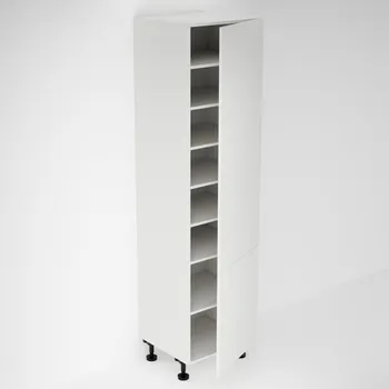 Kuchyňská skříňka Vysoká potravinová skříň s 2 dvířky a policemi - zvýšená