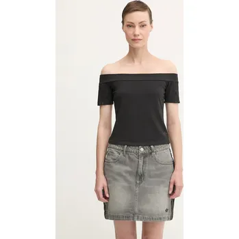 Dámské tričko Tričko adidas Originals Bandeau SS, M, černá, 99X