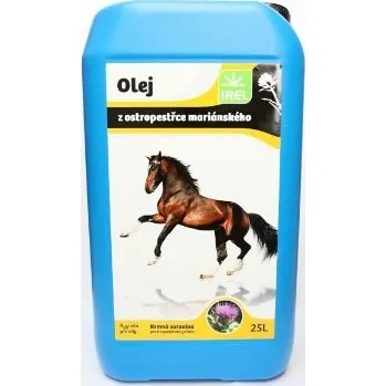 Krmivo pro koně Ostropestřcový olej pro koně IREL, Balení 5 lt