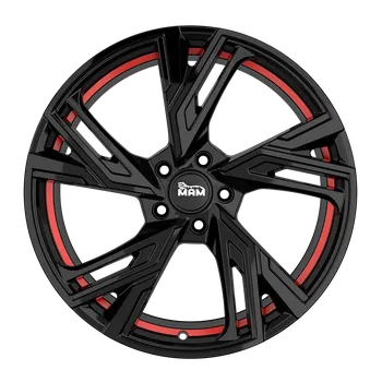 Alu kolo Alu kola MAM FELGEN RS5 BLACK PAINTED RED INSIDE 8,5x19" 5x112 ET45 72,6