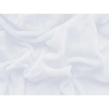 Prostěradlo XPOSE® Dětské mikroplyšové prostěradlo Exclusive - bílé 60x120 cm, Mikroplyš + Prodloužená možnost vrácení zboží do 50 dnů
