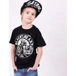 Dětské Motorkářské Triko BLACK HEART CHOPPER KID Barva: Černá, Velikost: 3-4-R