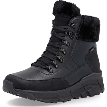 Dámské kozačky Dámská kotníková obuv RIEKER W0063-02 černá W5 42