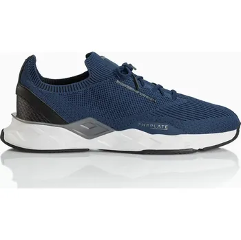 Pánská běžecká obuv PORSCHE DESIGN PWRPlate Sport Trainers Sportovní volnočasová obuv tmavá perská modrá (Tyto exkluzivní sportovní boty PWRPlate jsou vyrobeny z EvoKNIT® a mají uhlíková vlákna v podrážce a patě pro skvělou stabilitu a měkké odpružení,)