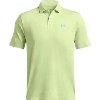 Pánské tričko Under Armour Playoff 3.0 Check Jaquard pánské polo, zelené pánské, XL