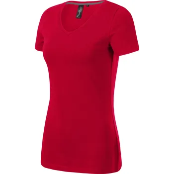 pracovní tričko Malfini Tričko MALFINI ACTION V-NECK dámské formula red L