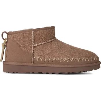Dámská zimní obuv Semišové sněhule UGG Classic Ultra Mini Biarritz hnědá barva, 1171538.RYK 88X, EUR 39