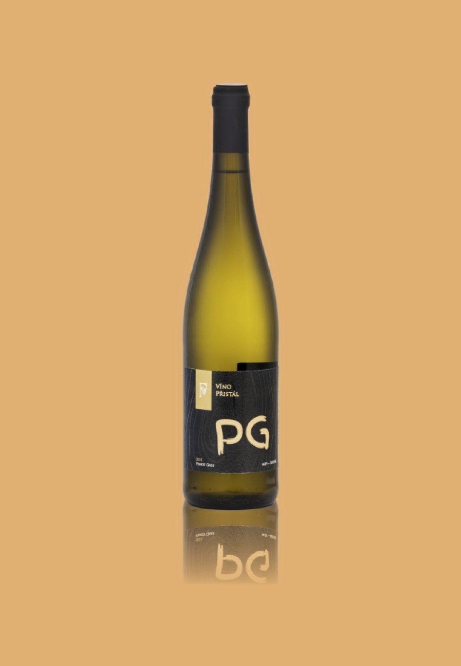 Pinot gris 2021 dubový sud, suché, 0,75l, Víno Přistál