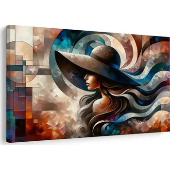 Obraz Dovido Obraz elegantní žena v barevném stylu