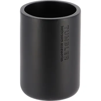 Tendance Kelímek na zubní kartáček SAVA, Ø 7,5 cm, Černý